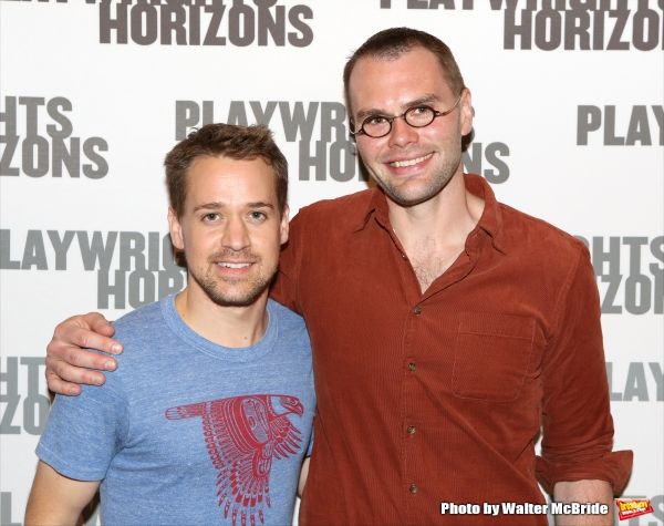 T.R. Knight and playwright Samuel D. Hunter Photo
