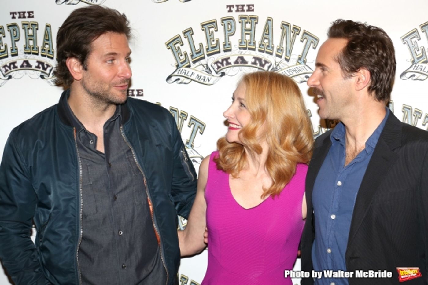 Photo Coverage: Bradley Cooper and the Company of THE ELEPHANT MAN on Broadway Meet the Press!  Image