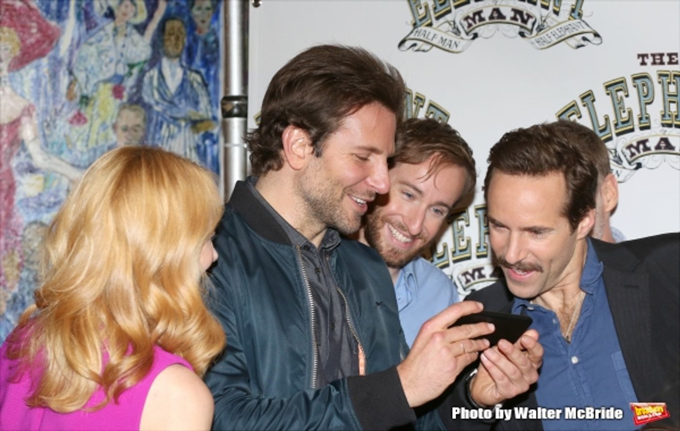 Photo Coverage: Bradley Cooper and the Company of THE ELEPHANT MAN on Broadway Meet the Press!  Image