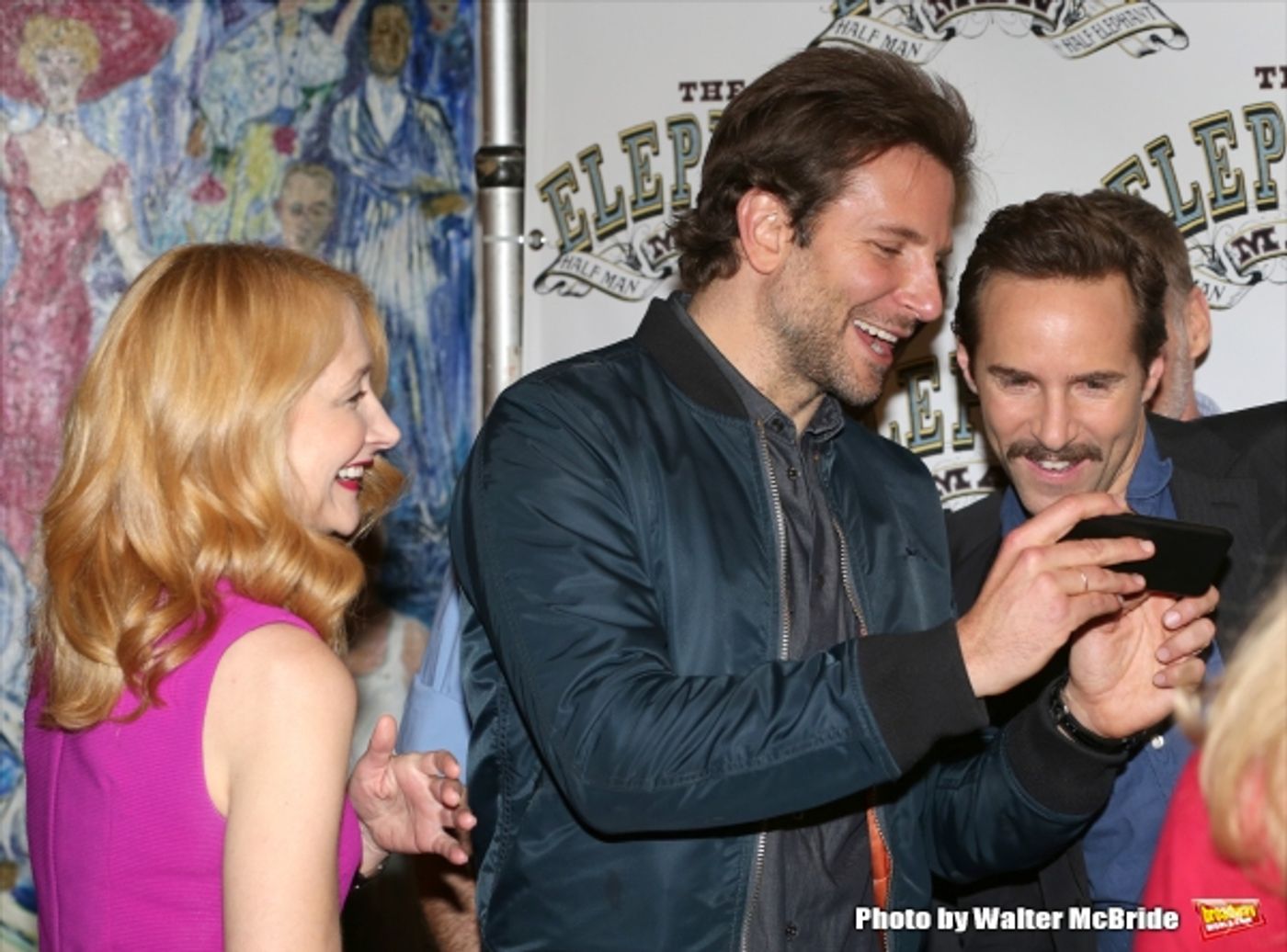 Photo Coverage: Bradley Cooper and the Company of THE ELEPHANT MAN on Broadway Meet the Press!  Image