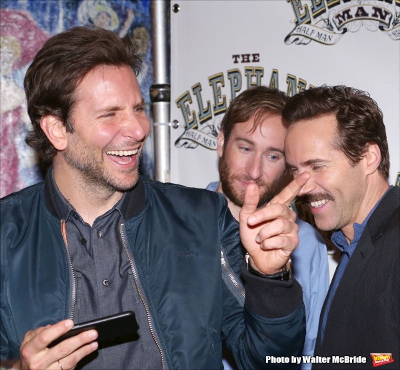 Photo Coverage: Bradley Cooper and the Company of THE ELEPHANT MAN on Broadway Meet the Press!  Image