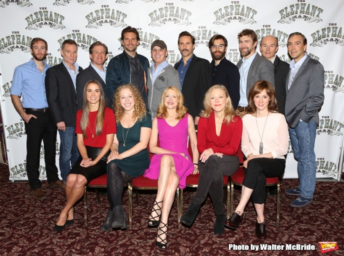 Photo Coverage: Bradley Cooper and the Company of THE ELEPHANT MAN on Broadway Meet the Press!  Image