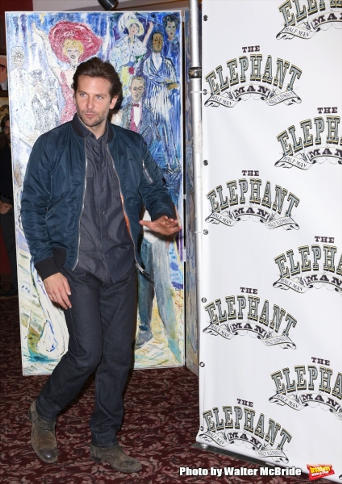 Photo Coverage: Bradley Cooper and the Company of THE ELEPHANT MAN on Broadway Meet the Press!  Image