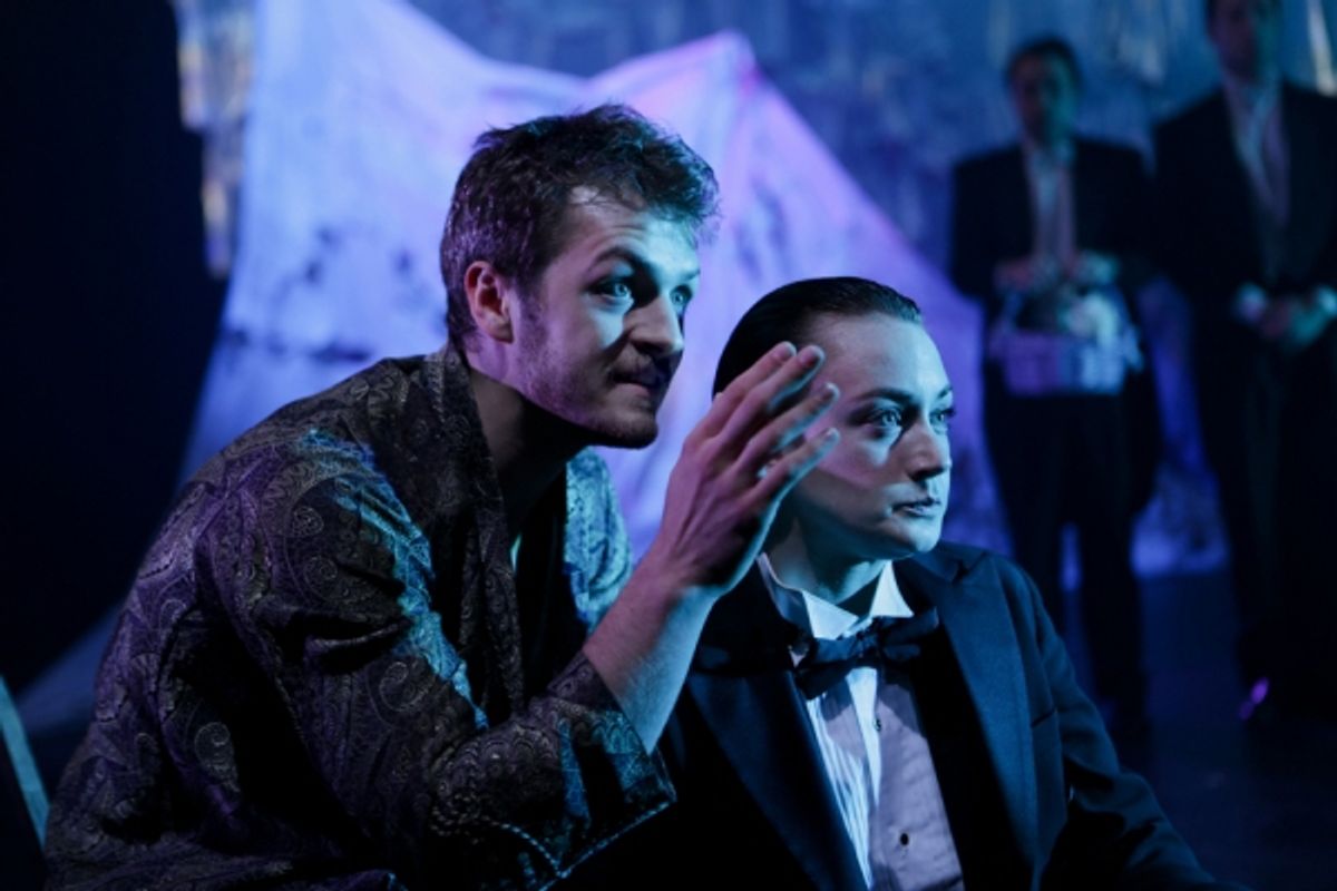 Jay Myers as Orsino and Allie Pratt as Viola at 