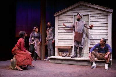 Jenny Jules, Tonye Patano, Julian Rozzell Jr., Sterling K. Brown, and Jeremie Harris Photo