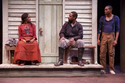 Jenny Jules, Sterling K. Brown, and Jeremie Harris
 Photo