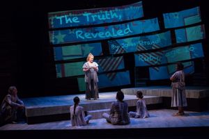 Sara Waisanen and the company of OUR WAR Photo