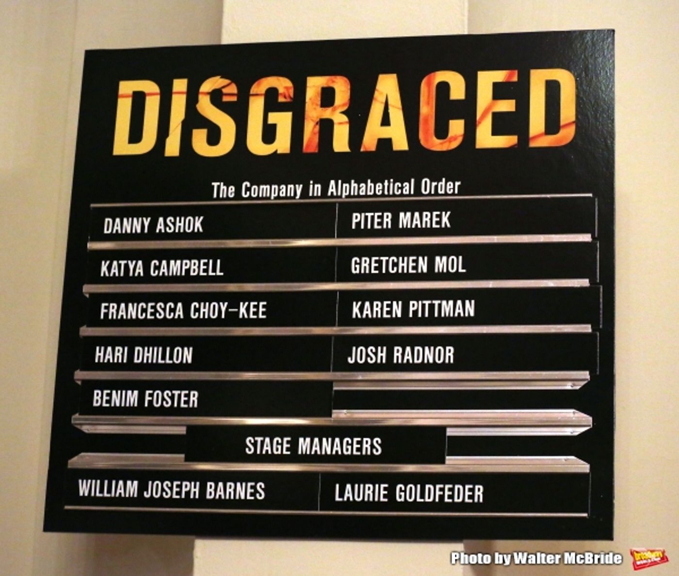 Photo Coverage: DISGRACED Company Takes Opening Night Bows at the Lyceum Theatre!  Image