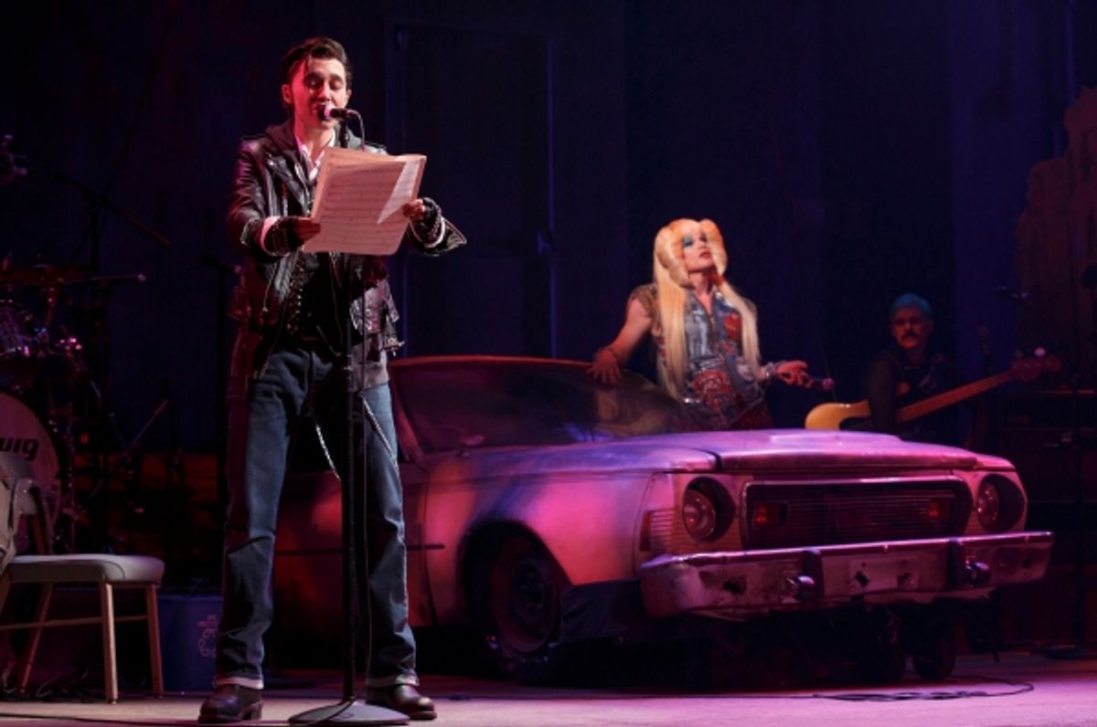 Lena Hall, Michael C. Hall at 