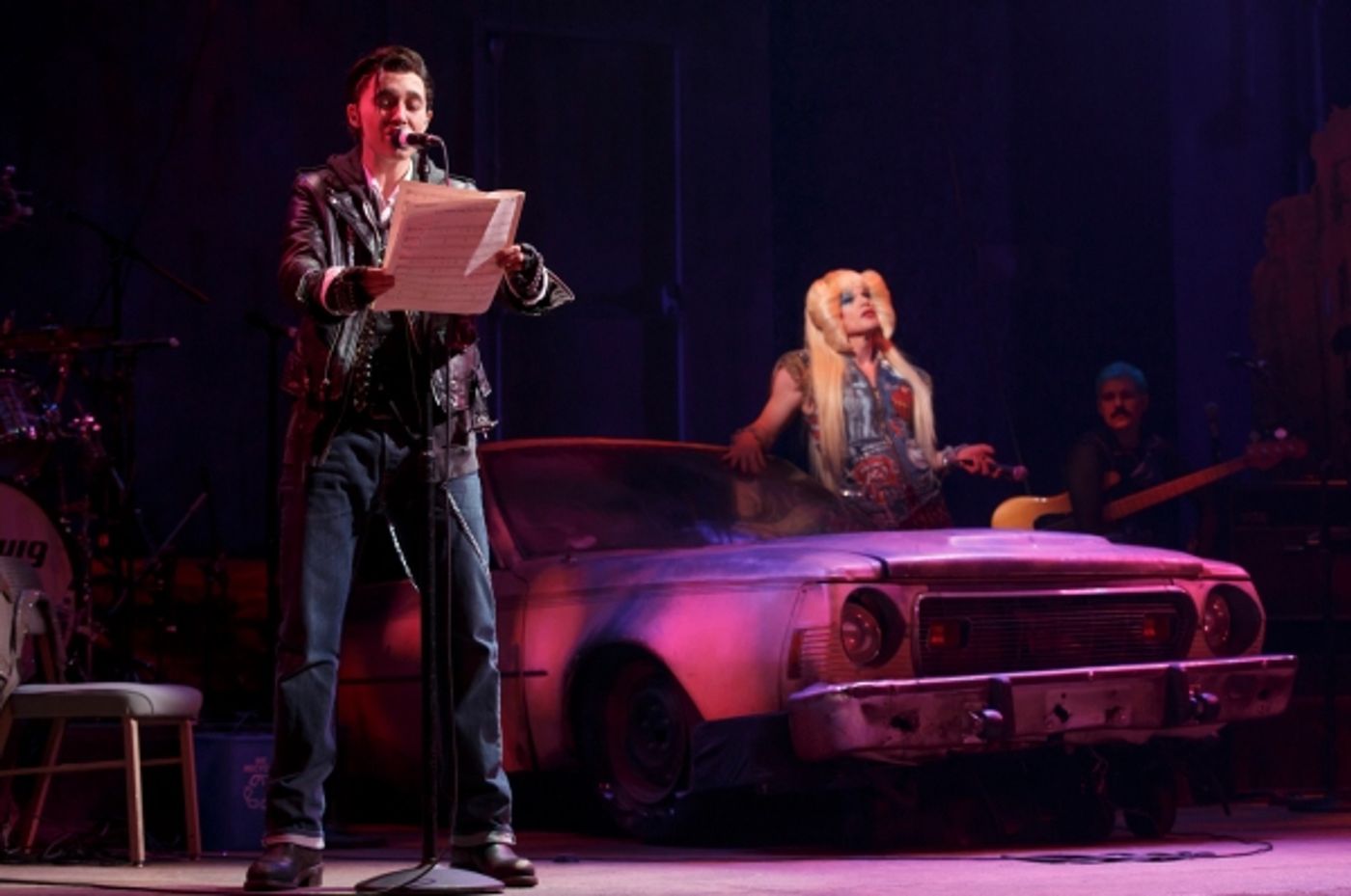 Photo Flash: Try and Tear Him Down - New Photos of Michael C. Hall in Broadway's HEDWIG AND THE ANGRY INCH!  Image