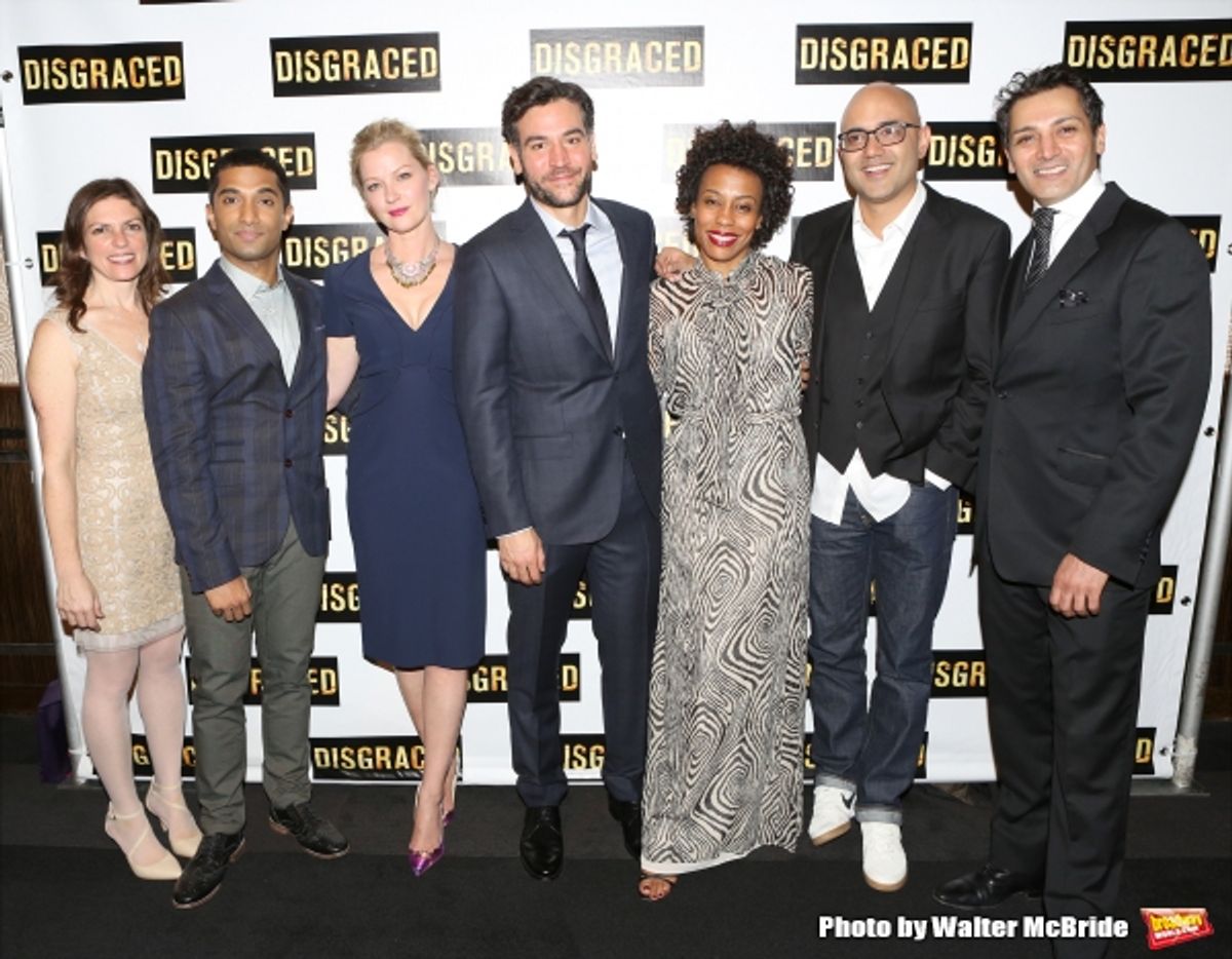 Director Kimberly Senior, Danny Ashok, Gretchen Mol, Josh Radnor, Karen Pittman, Playwright Ayad Akhtar and Hari Dhillon  at 
