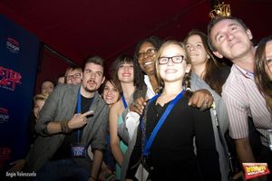 Whoopi Goldberg con sus fans @ BroadwayWorld Whoopi Goldberg con sus fans Photo