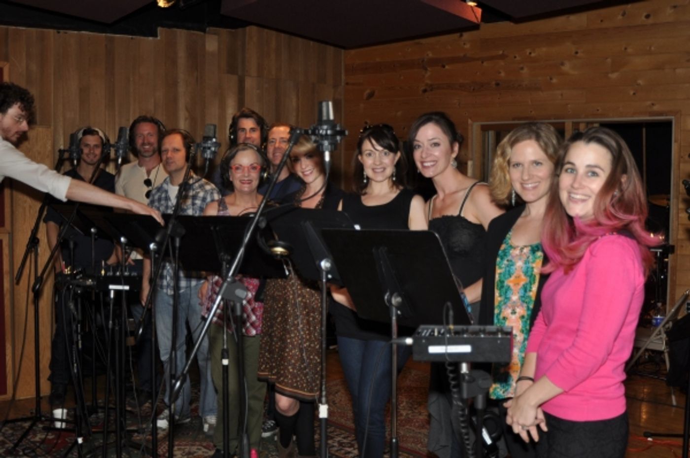 Exclusive Photo Coverage: A GENTLEMAN'S GUIDE TO LOVE AND MURDER Gets in the Holiday Spirit for Carols For A Cure Image