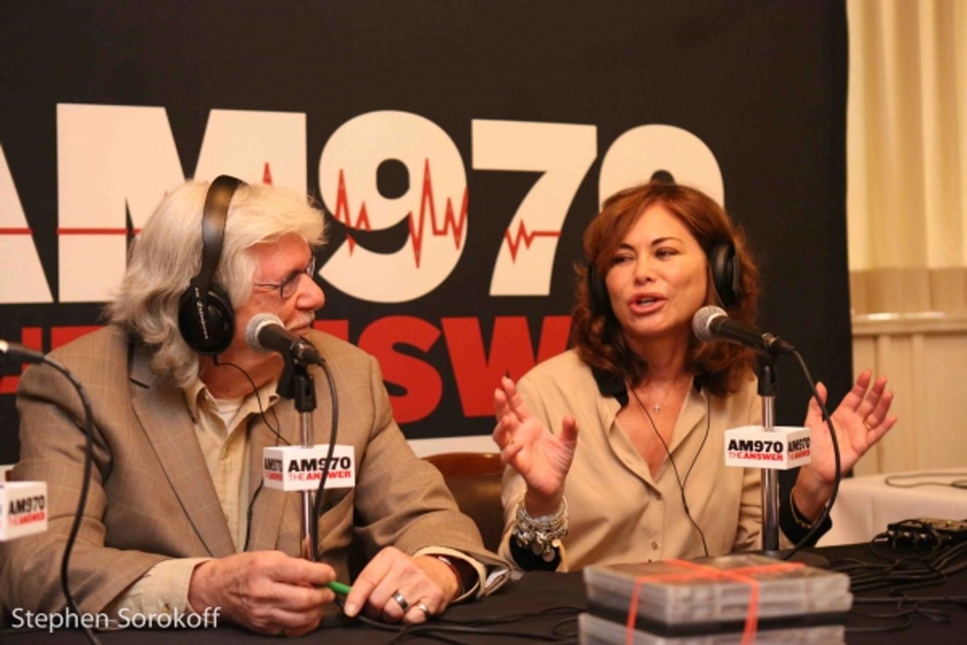 Photo Coverage: Martin Charnin & Shelly Burch visit BACKSTAGE WITH PETER LEDONNE  Image