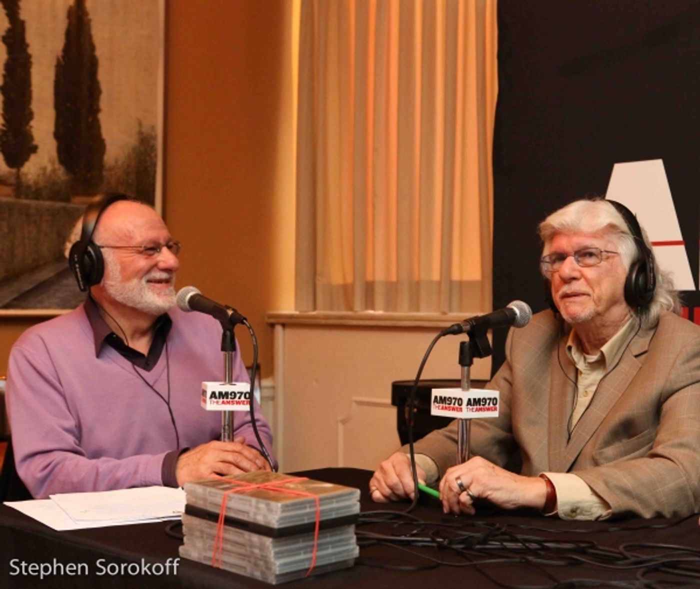 Photo Coverage: Martin Charnin & Shelly Burch visit BACKSTAGE WITH PETER LEDONNE Photo Coverage: Martin Charnin & Shelly Burch visit BACKSTAGE WITH PETER LEDONNE Image