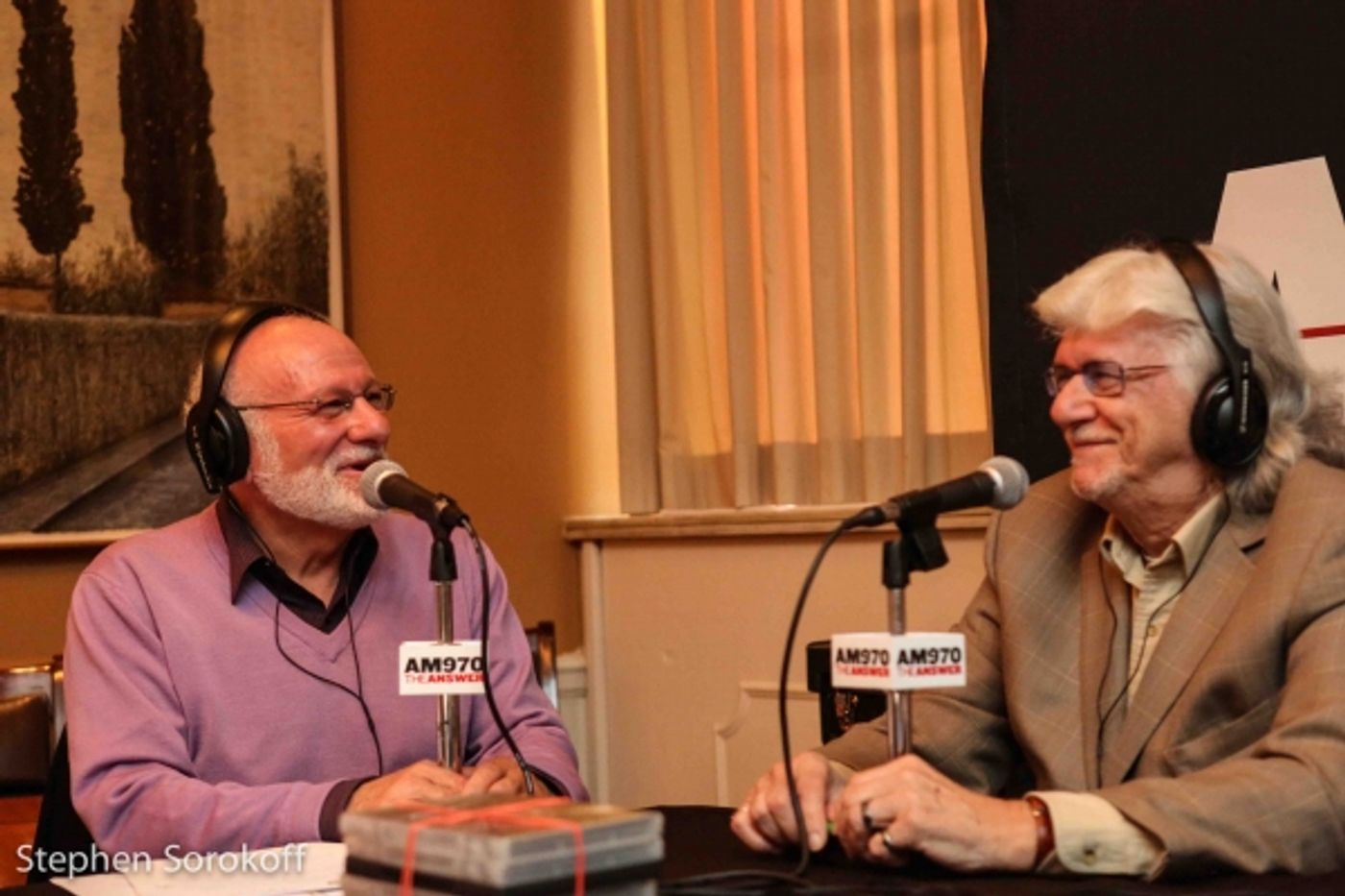 Photo Coverage: Martin Charnin & Shelly Burch visit BACKSTAGE WITH PETER LEDONNE Photo Coverage: Martin Charnin & Shelly Burch visit BACKSTAGE WITH PETER LEDONNE Image