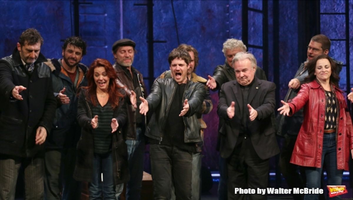  Jimmy Nail, Rachel Tucker, Michael Esper, Fred Applegate, Sally Ann Triplett  with cast  at 