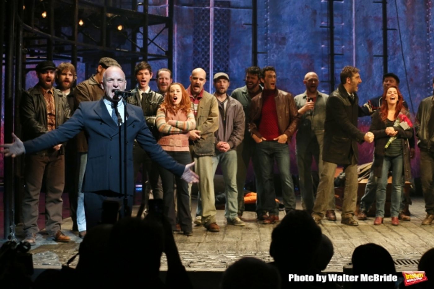 Photo Coverage: Sting and THE LAST SHIP Cast Take Opening Night Bows at Neil Simon Theatre!  Image