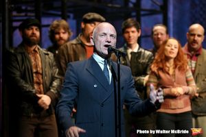 Sting with the cast @ BroadwayWorld Sting with the cast Photo