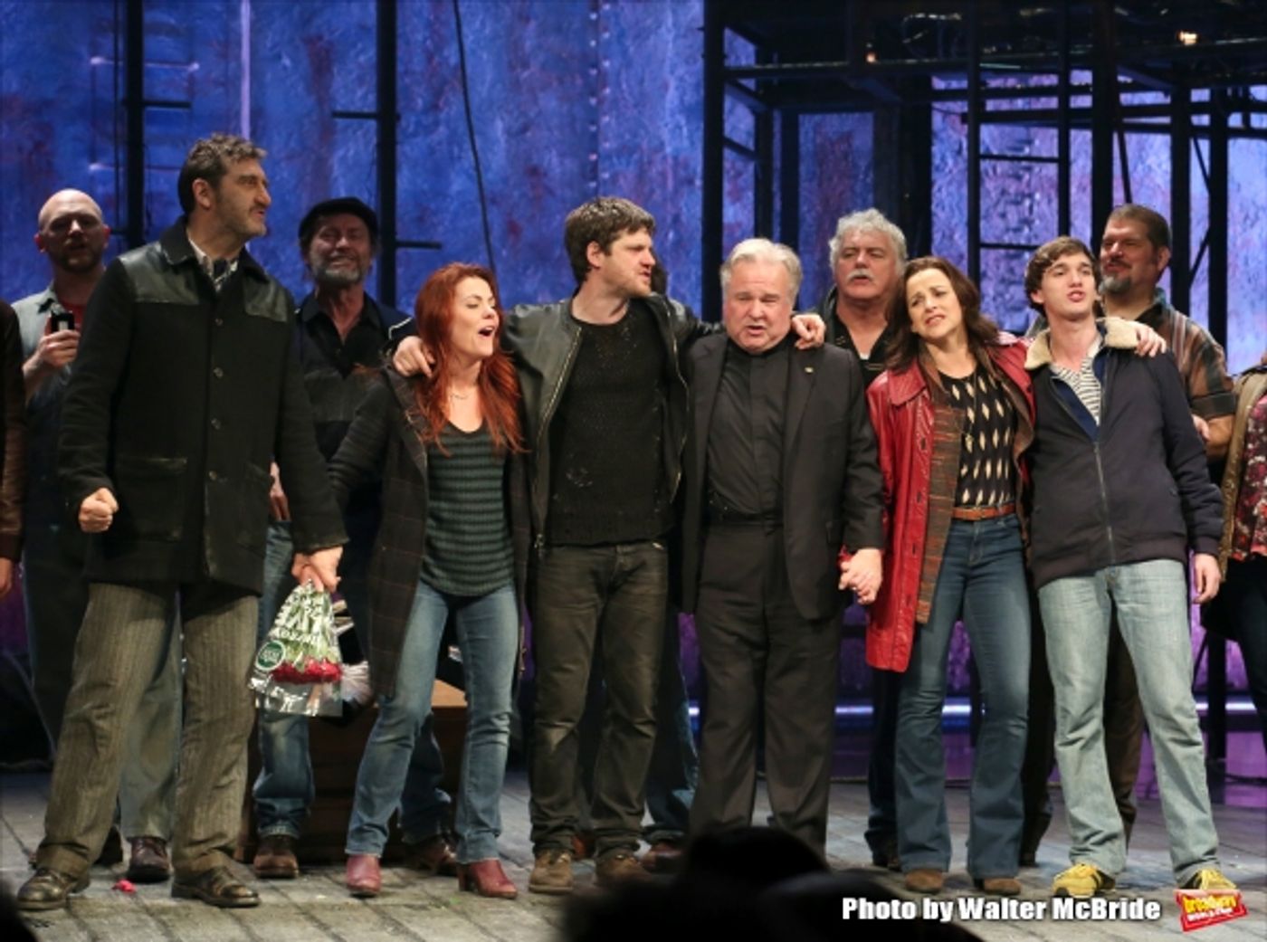 Photo Coverage: Sting and THE LAST SHIP Cast Take Opening Night Bows at Neil Simon Theatre!  Image