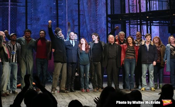 Aaron Lazar, Jimmy Nail, Sting, Rachel Tucker, Michael Esper, Fred Applegate, Sally A Photo