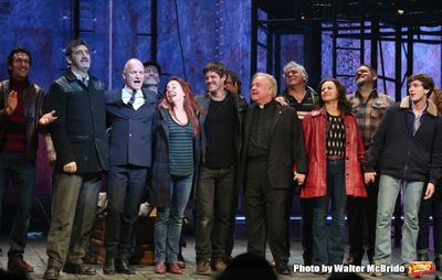Aaron Lazar, Jimmy Nail, Sting, Rachel Tucker, Michael Esper, Fred Applegate, Sally A Photo