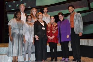 Director Anita Maynard-Losh, Justice Ruth Bader Ginsburg, Artistic Director Molly Smith & Cast @ BroadwayWorld Director Anita Maynard-Losh, Justice Ruth Bader Ginsburg, Artistic Director Molly Smi Photo