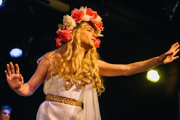 Zachary Hines (as the Virgin)  Photo