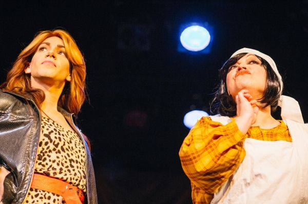 Zachary Hines (as Madeleine Andrews) and Summer Bohnenkamp (as Magda Legerdemain) Photo