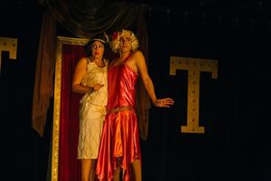 Maggie Mularz (as Renee Vain) and Zachary Hines (as Madeleine Astarte) @ BroadwayWorld Maggie Mularz (as Renee Vain) and Zachary Hines (as Madeleine Astarte) Photo