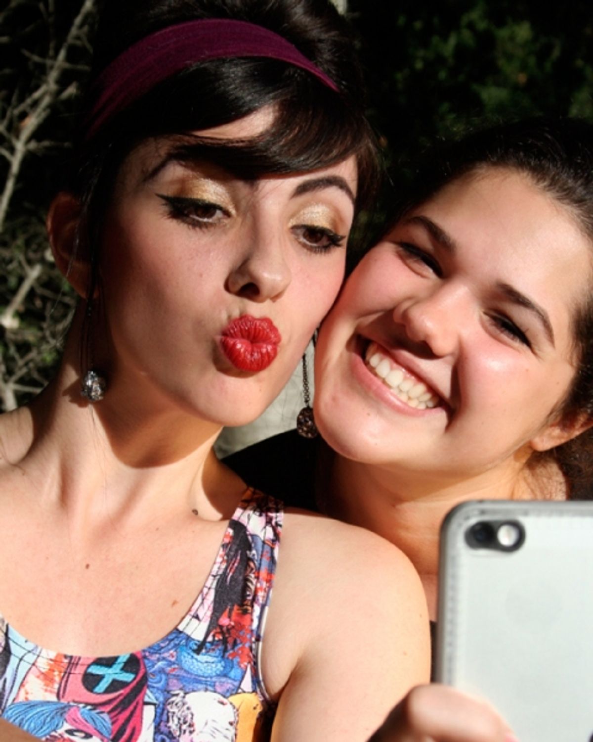 Samantha Demangate and Sabrina Wagner  at 