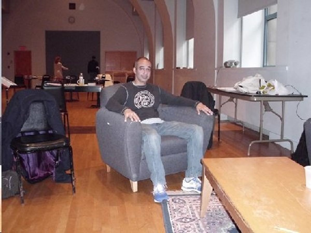 Evan Zes, who is HILARIOUS as the Waiter. at 