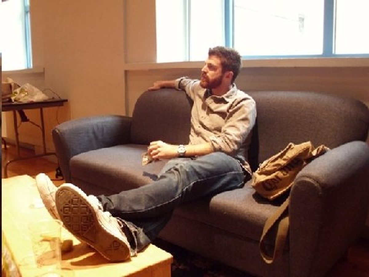 Daniel Hartley, our handsome Jim MorrisonÃ¢â‚¬Â¦ soon to be beardless. at 