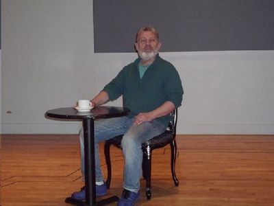 The peerless Sam Tsoutsouvas as the imperious Victor Hugo. Photo