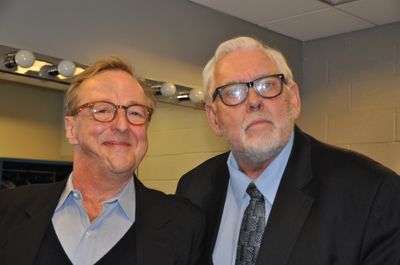 Edward Hibbert and Jim Brochu Photo
