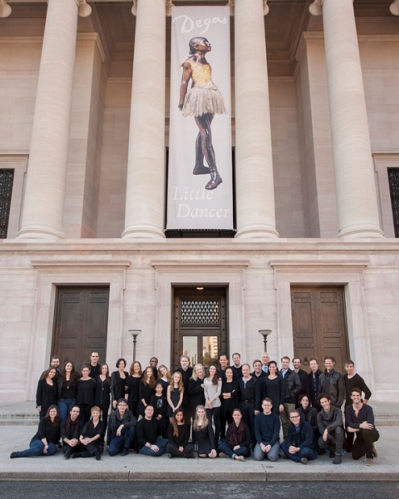 Photo Flash: The Cast of LITTLE DANCER Meets Original Degas Sculpure at the National Gallery of Art  Image