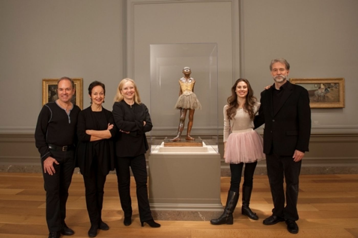 Photo Flash: The Cast of LITTLE DANCER Meets Original Degas Sculpure at the National Gallery of Art  Image