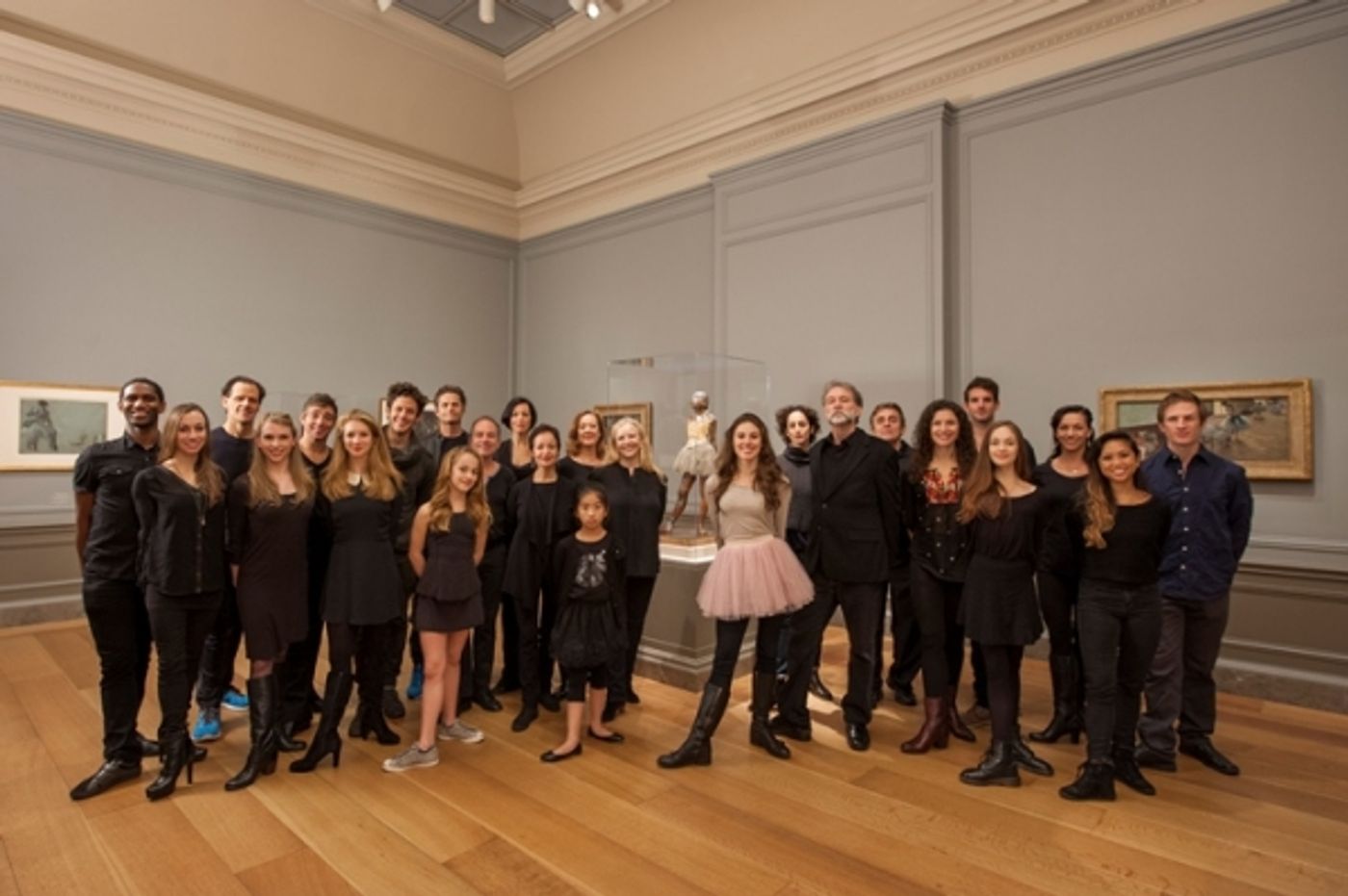 Photo Flash: The Cast of LITTLE DANCER Meets Original Degas Sculpure at the National Gallery of Art  Image