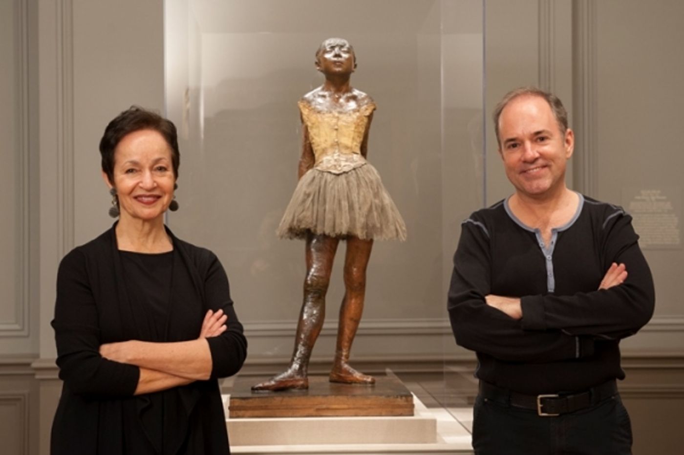 Photo Flash: The Cast of LITTLE DANCER Meets Original Degas Sculpure at the National Gallery of Art  Image