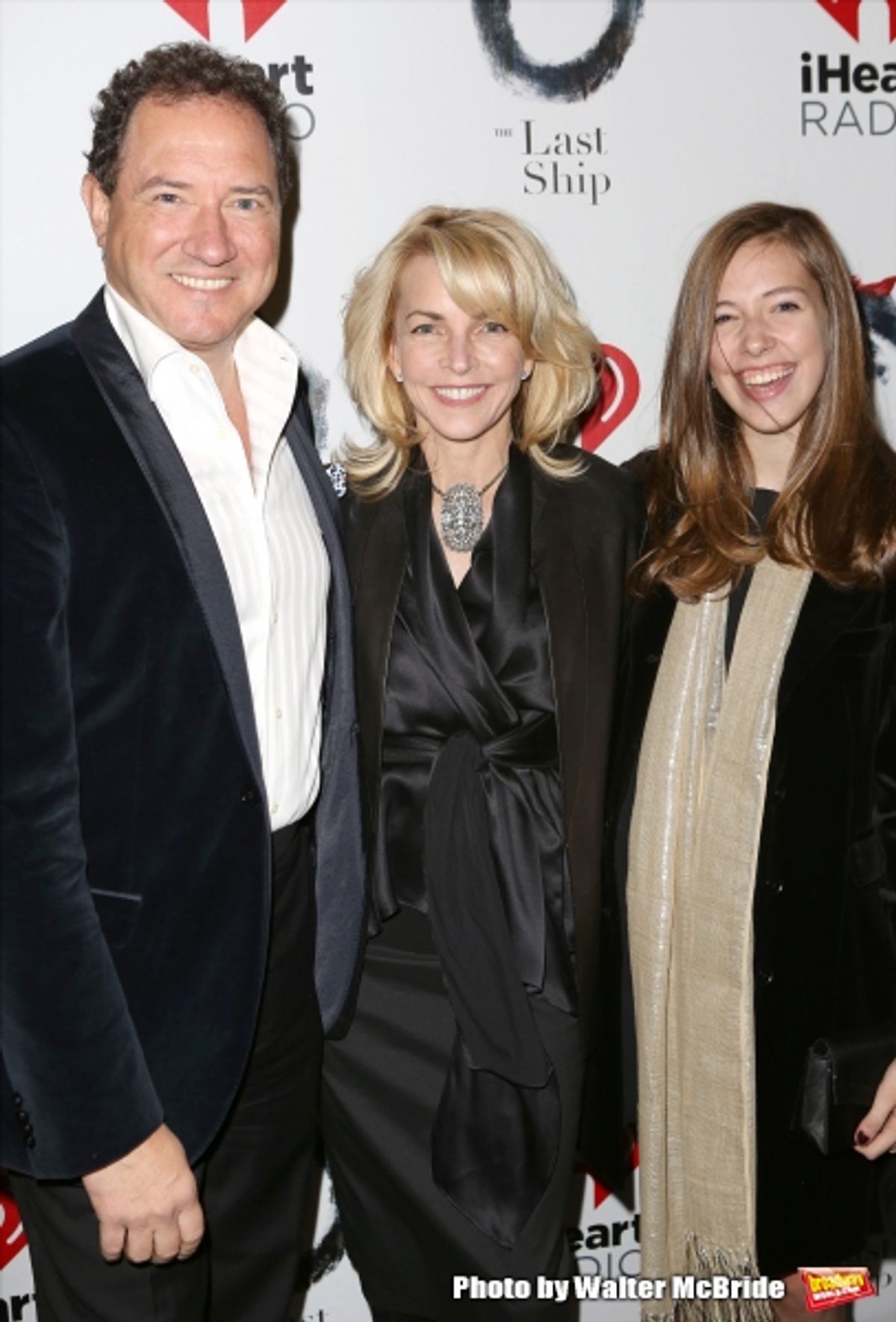 Kevin McCollum and his wife Lynette Perry McCollum and daughter Susanna  at 