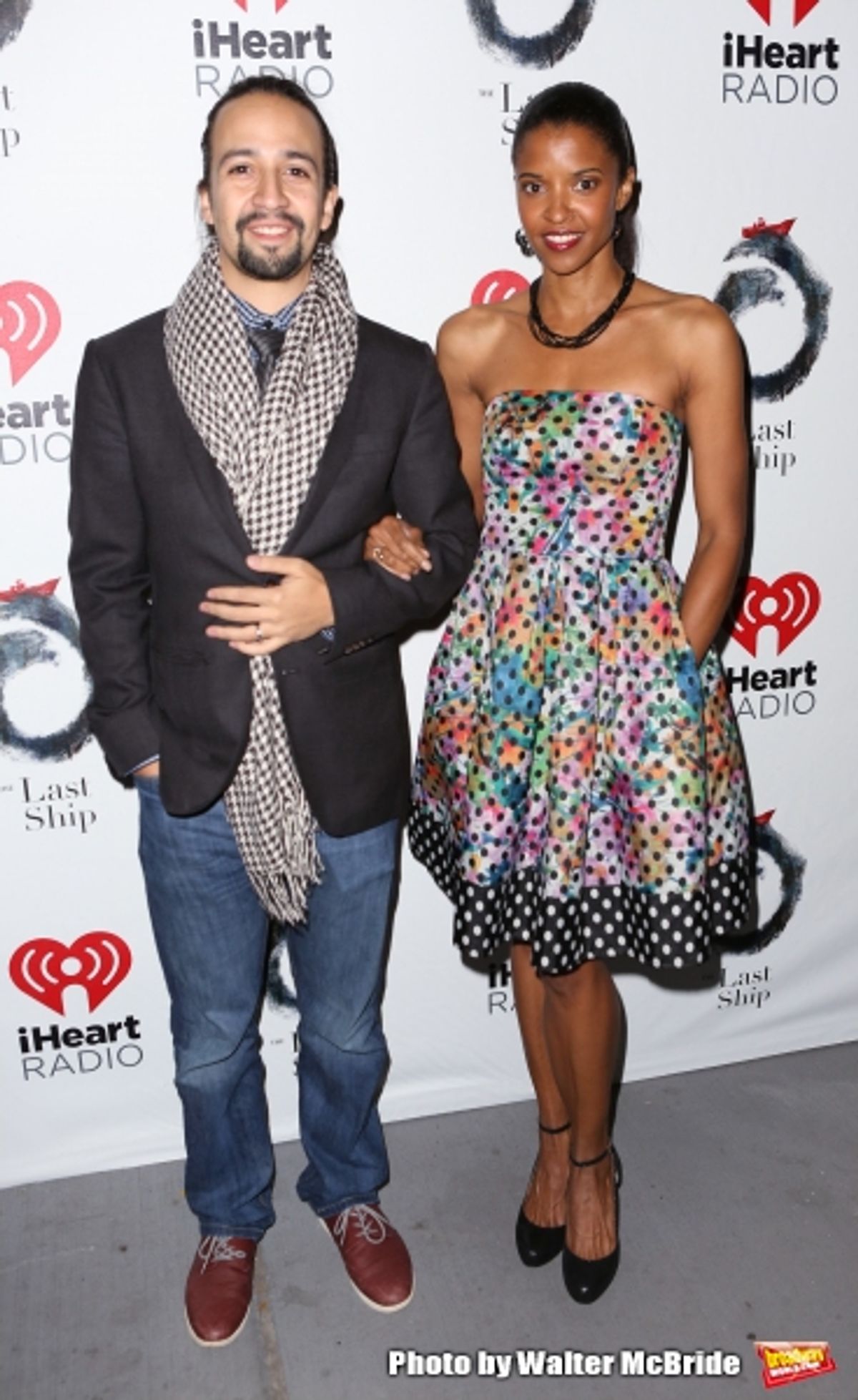 Lin-Manuel Miranda and Renee Elise Goldsberry at 