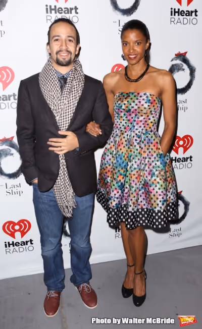 Lin-Manuel Miranda and Renee Elise Goldsberry Photo