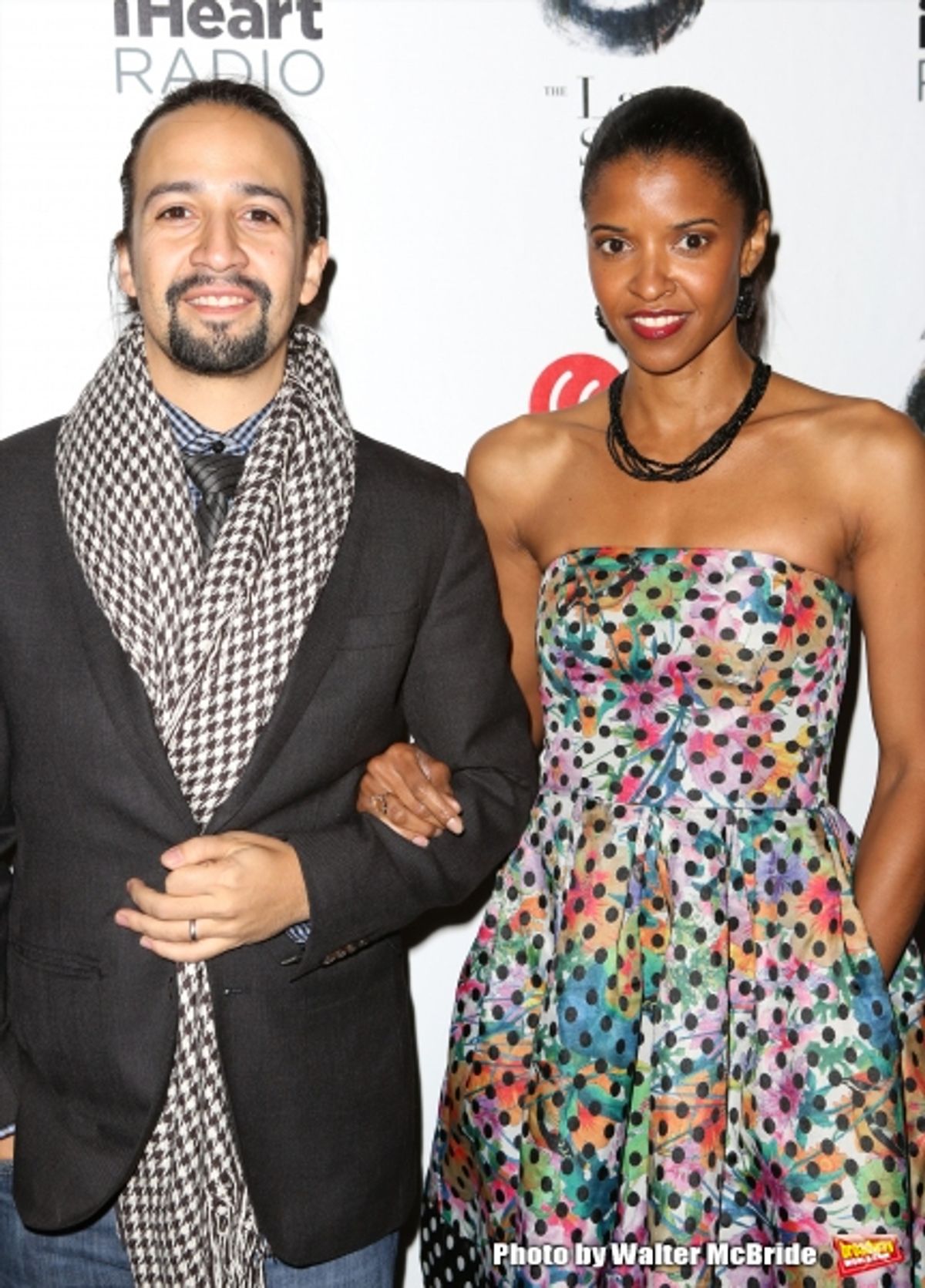 Lin-Manuel Miranda and Renee Elise Goldsberry at 