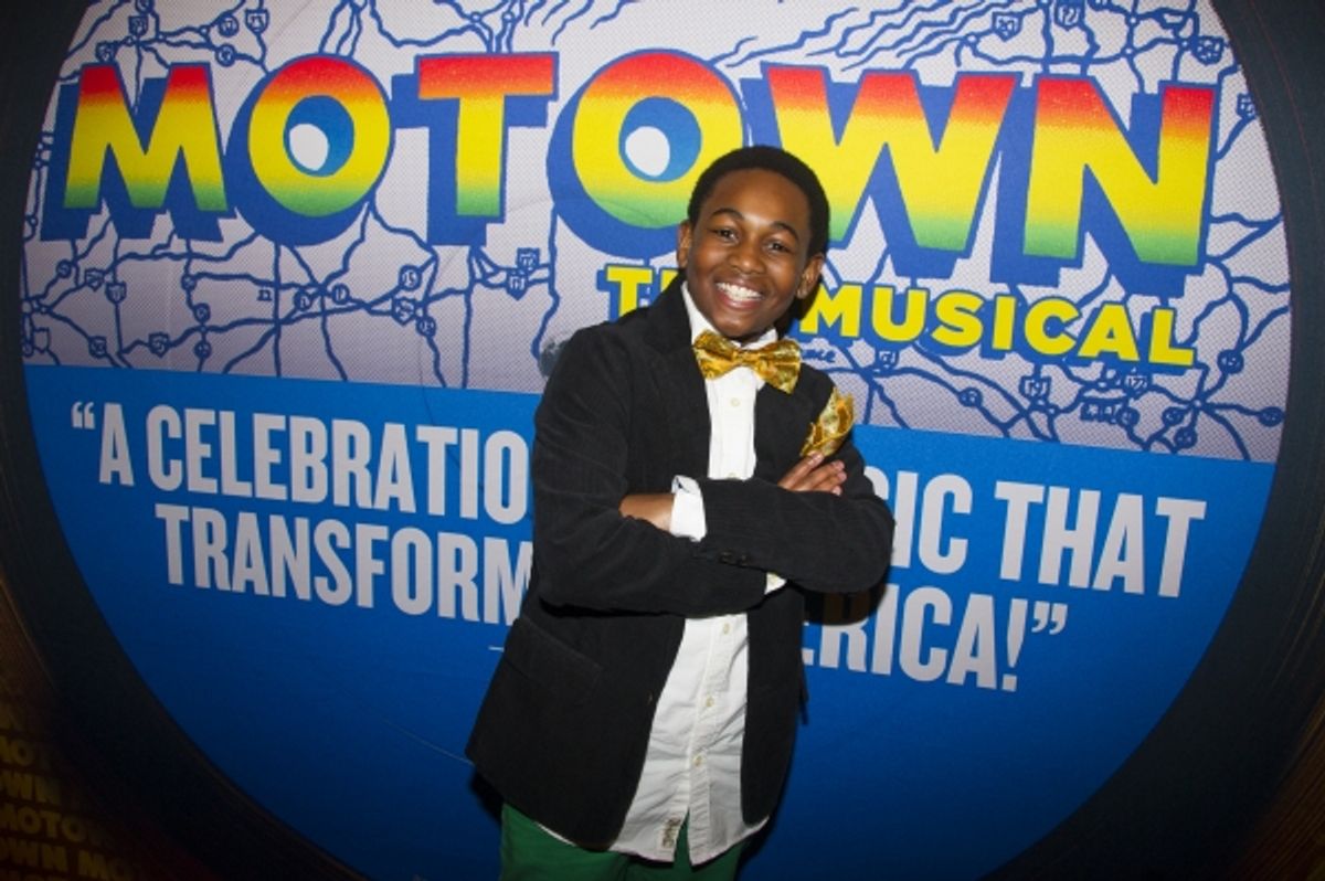 Leon Outlaw, Jr. at MOTOWN National Tour Celebrates Opening in Detroit!