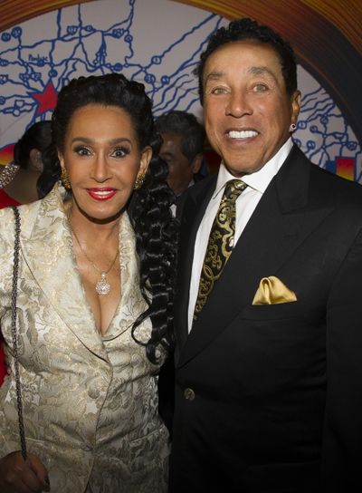 Frances Glandney & Smokey Robinson Photo