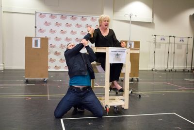 Rob McClure, Nancy Opel Photo