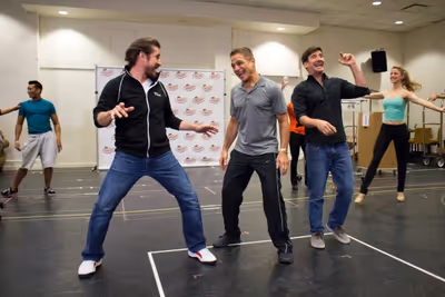 Matthew Saldivar, Tony Danza, David Josefsberg Photo