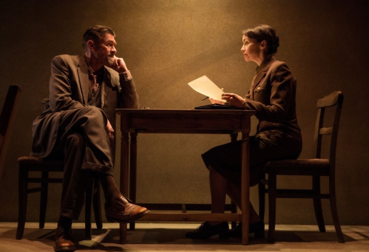 Geordie Johnson and Irene Poole at 