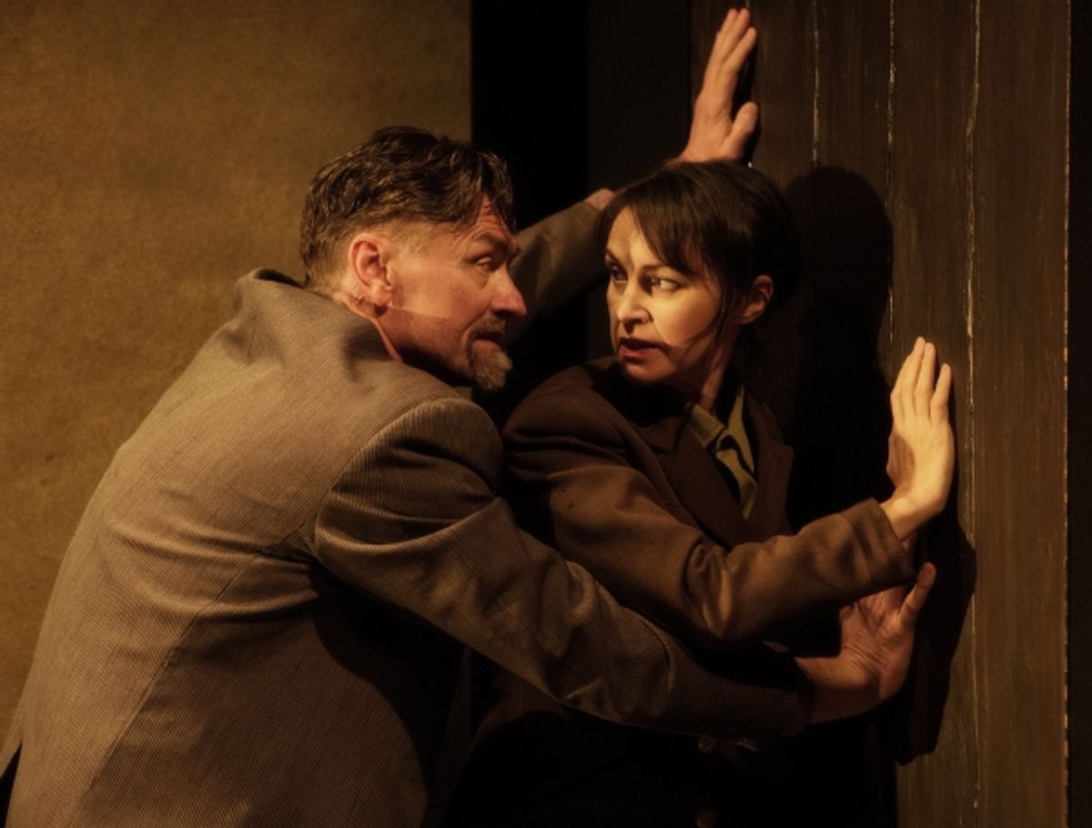 Geordie Johnson and Irene Poole at 