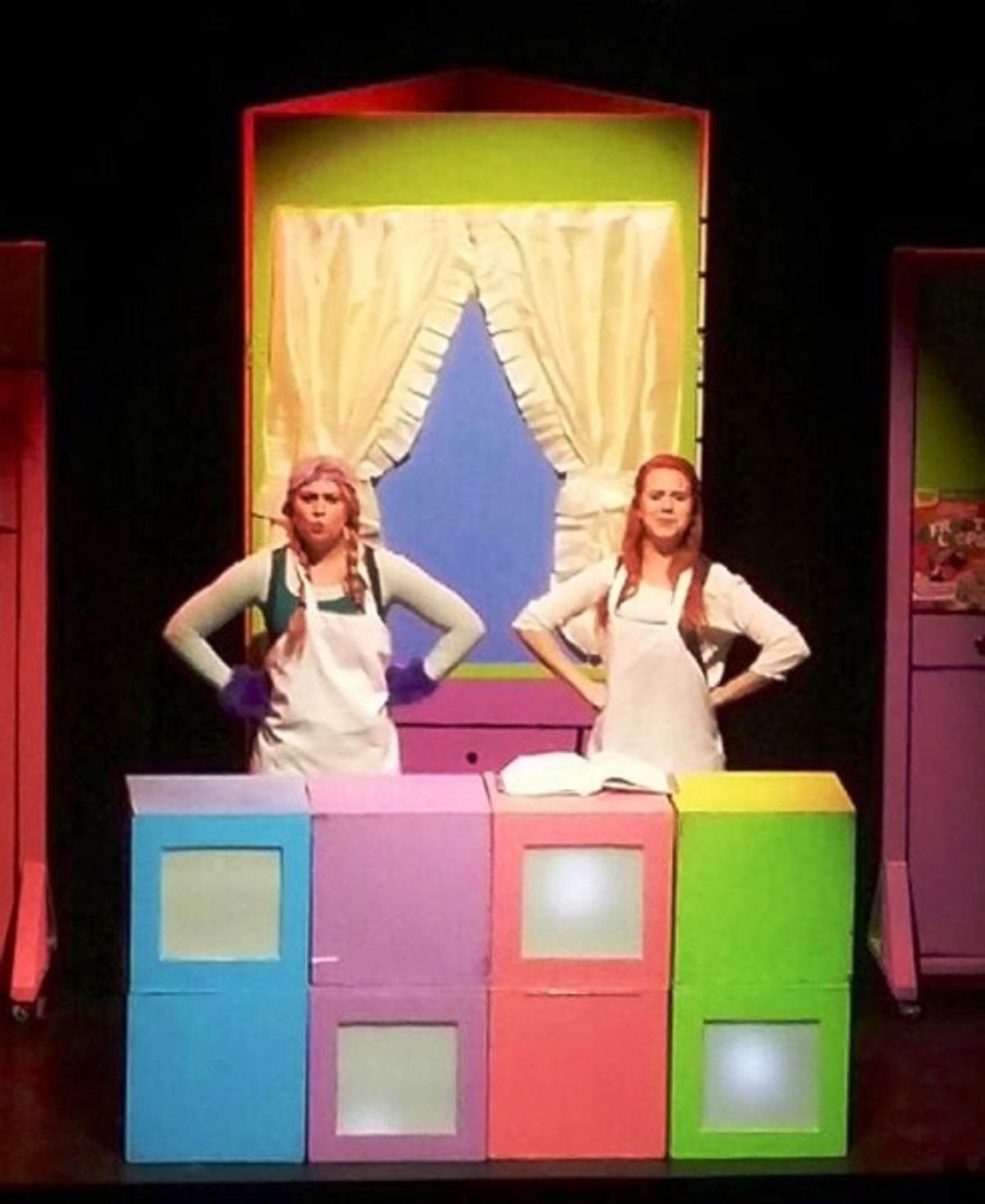 COURTNEY RADA as Airy and BETHANY McCALL as Jessie at 